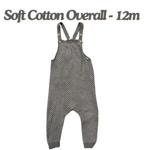 Soft Cotton Unisex Overall - 12m